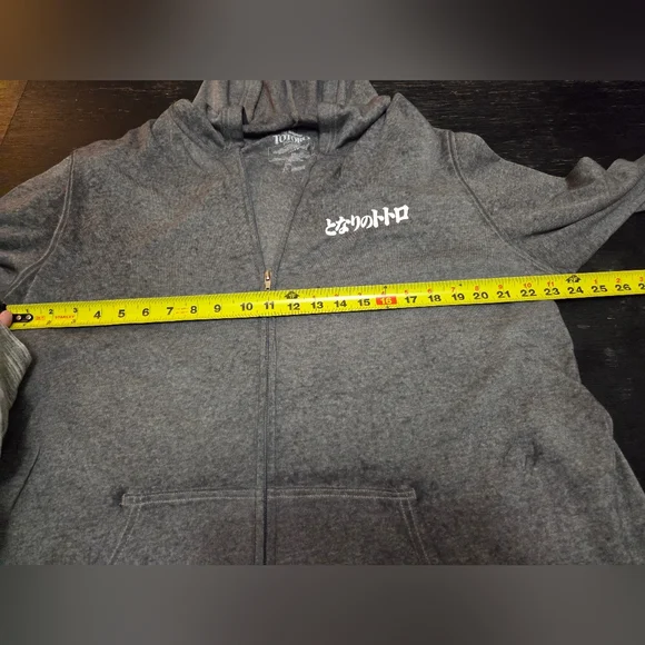 Bioworld My Neighbor Tortoro Gray and White Hoodie GUC Size 2X - Picture 15 of 15